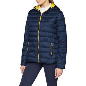 Result Urban Womens/Ladies Snowbird  Casual Winter Zip up  Jacket / Navy/Yellow